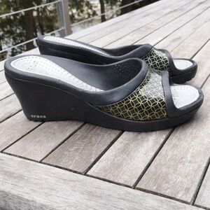 Crocs wedge sandals